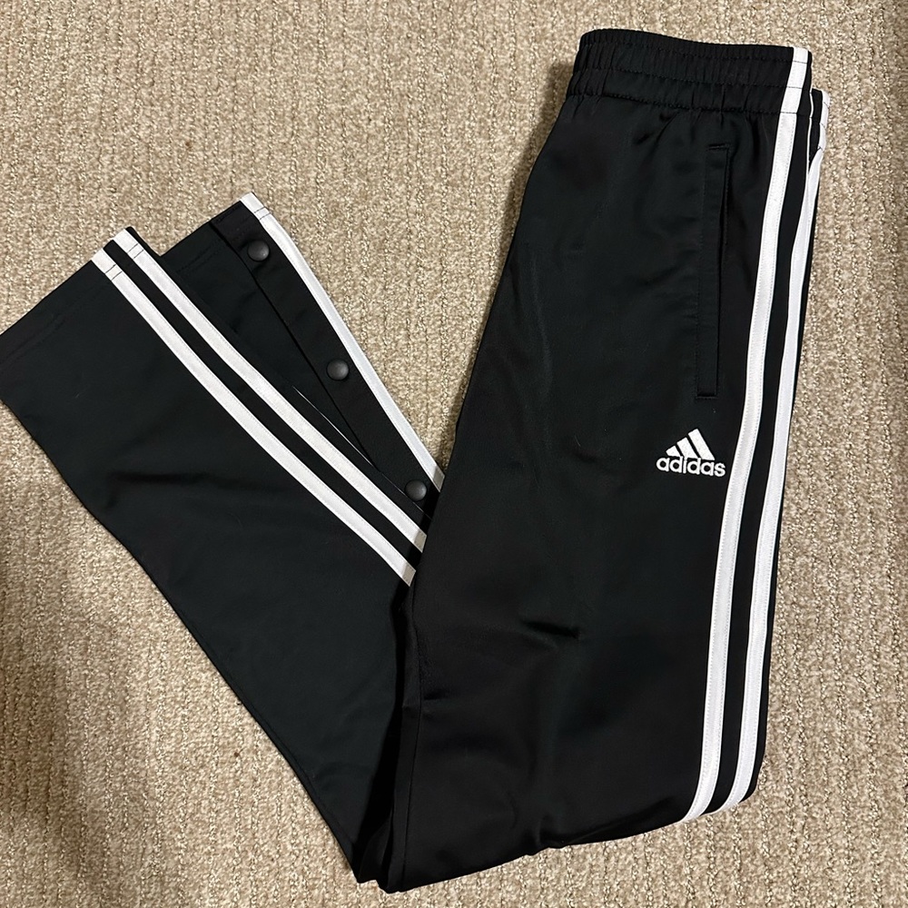 Adidas Breakaway Track Pants Girls Sze (14-16) in Black